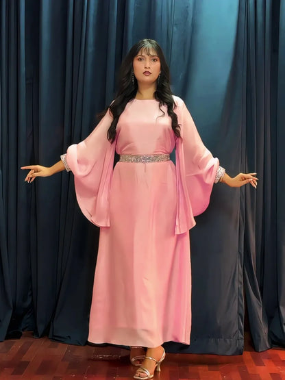 Zarqaa - Golden Grace in Korean Silk