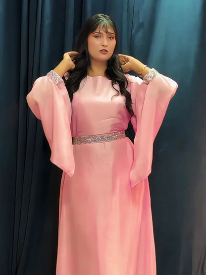 Zarqaa - Golden Grace in Korean Silk