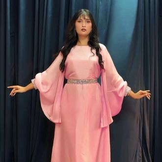 Zarqaa - Golden Grace in Korean Silk